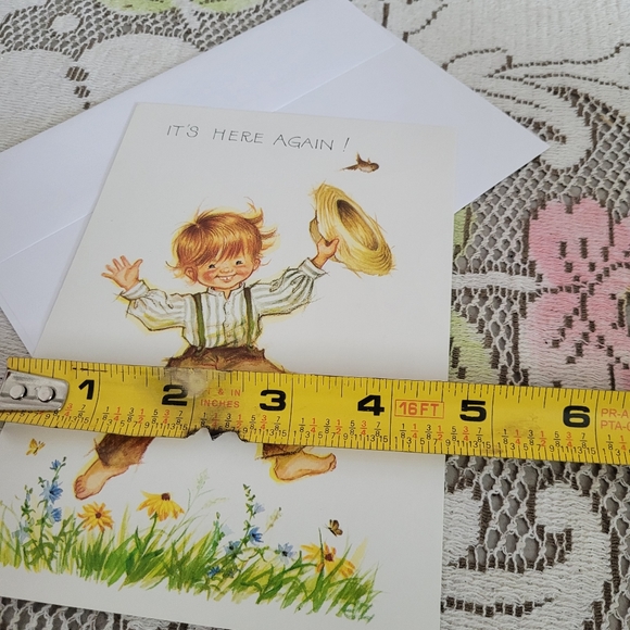 Vintage Birthday Card - Picture 4 of 5